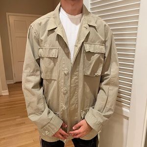 Off-White Beige Trench Coat
